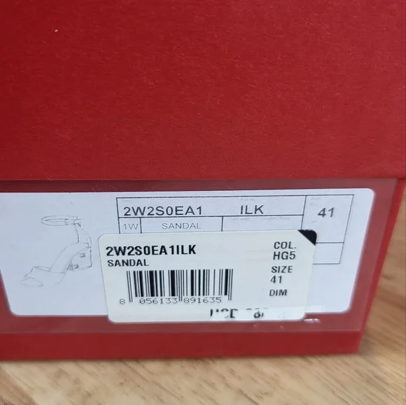 Valentino Garavani Block Heel Sandals Tan 41 - Picture 7 of 7